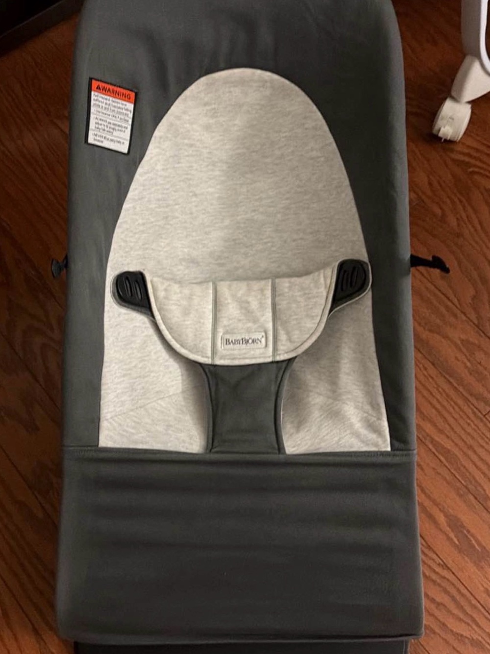 BabyBjörn Bouncer Bliss Fabric Baby Bouncer - Gray and Light Gray